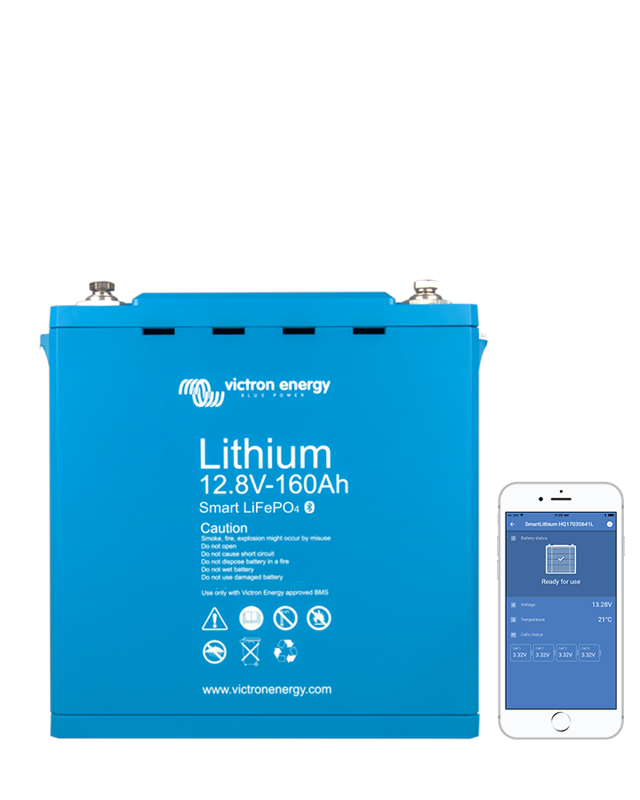 Batterie Lithium LiFePO4 12,8V/60Ah Smart Victron Energy