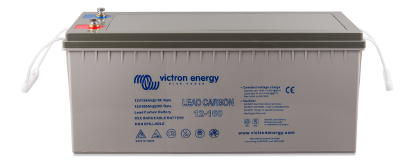 Lead Carbon Battery 12V-160Ah (M8) (front-angle)