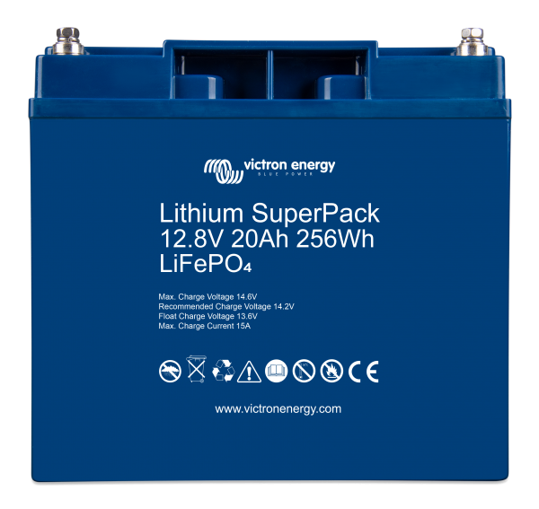 Lithium SuperPack 12.8V 20Ah 256Wh (front)