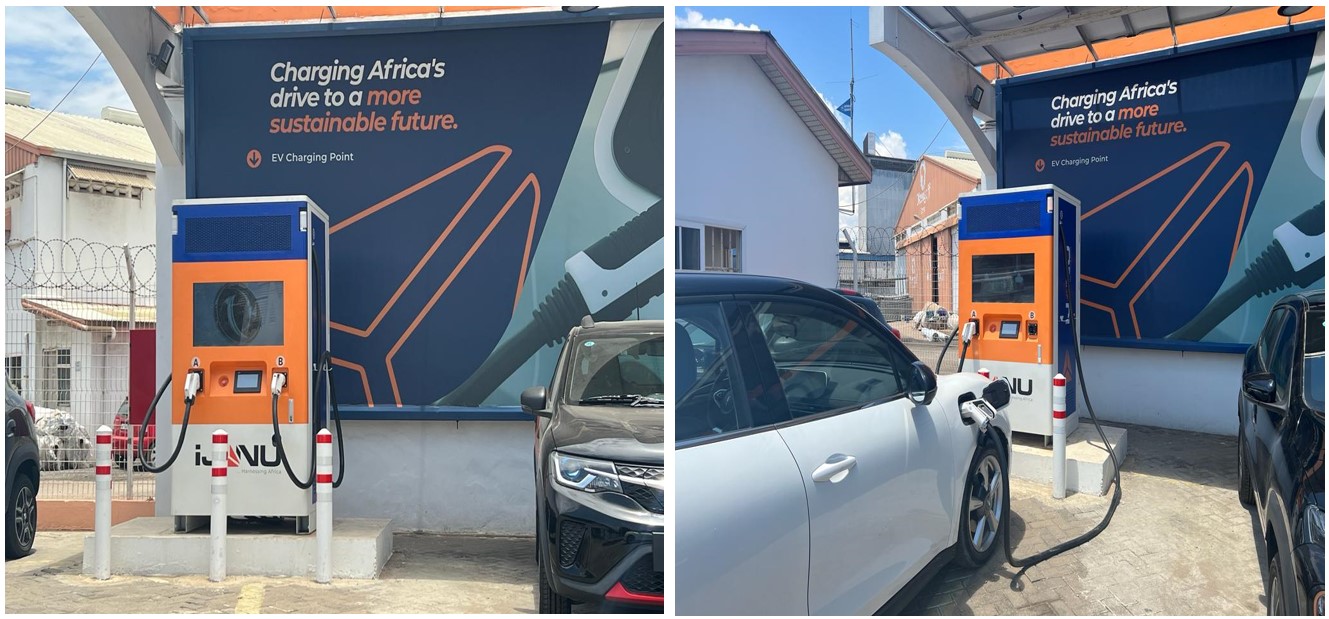 Electric vehicle charging station in Accra-Ghana